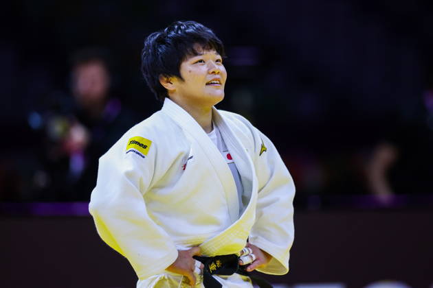 AZERBAIJAN, BAKU - OCTOBER 7, 2026: Haruka Kaju of Japan after a -63 kg bout against Kerem Primo of Israel as part of the 2026 World Judo Championships at the National Gymnastics Arena 2026 World Judo Championships In Baku - ZUMAt113 20261007_zaa_t113_466 Copyright: xMikhailxSinitsynx