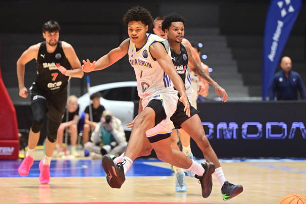 Men s basketball Champions League, group G, 1st round, match Slavia Praha NBK and Alba Berlin in Pardubice, Czech Republic, October 7, 2026. Jack Kayil of Alba Berlin. (CTKxPhoto JosefxVostarek) CTKPhotoP2026100707182 CTKPhotoP2026100707182