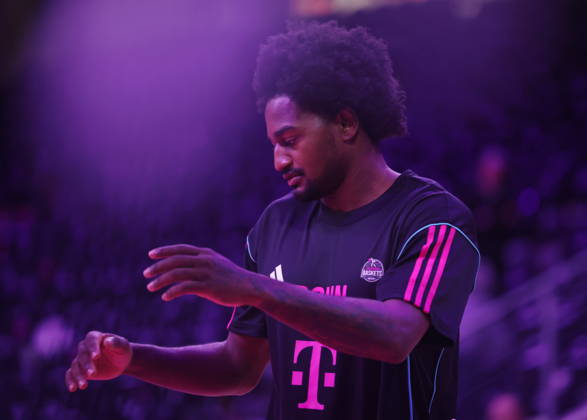 John Michael Wright, Telekom Baskets Bonn vs. FC Porto, Basketball Champions League (BCL), Photo by Jörn Wolter