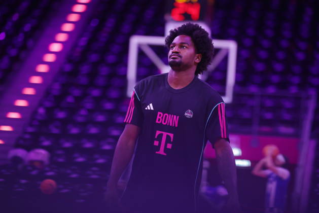 John Michael Wright, Telekom Baskets Bonn vs. FC Porto, Basketball Champions League (BCL), Photo by Jörn Wolter