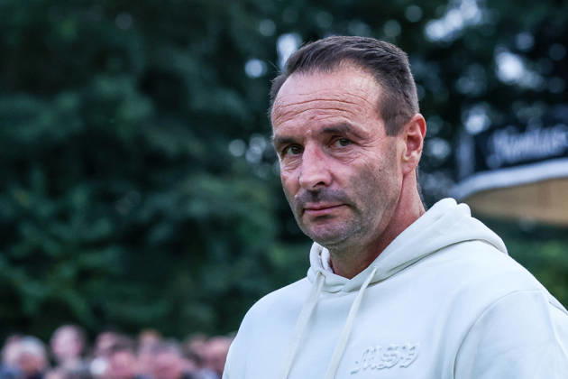 Sports, Soccer, FVN Lower Rhine Cup, 2026–2027 Season, Round of 16: SV Blau Weiß Dingden vs. MSV Duisburg, October 7, 2026, Dingden Sports Field; Dietmar Hirsch, Head Coach, MSV Duisburg; Hamminkeln; Dingden Sports Field; North Rhine-Westphalia, Germany