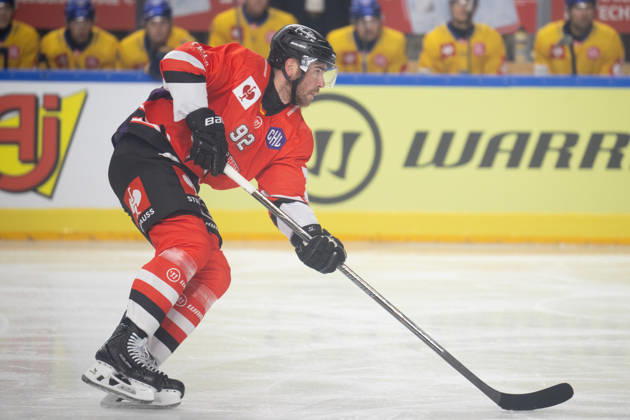 CHL Cologne Sharks vs. Herning Blue Fox, Cologne, October 7, 2026; Marcel Noebels (Cologne Sharks, forward, 92); CHL Cologne Sharks vs. Herning Blue Fox on October 7, 2026, at the LanxessArena in Cologne, Germany Copyright: xBEAUTIFULxSPORTS AndreasxDickx