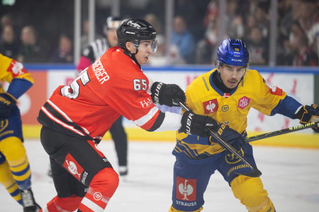 CHL Cologne Sharks vs. Herning Blue Fox, Cologne, October 7, 2026 Marco Münzenberger, Kölner Haie, forward, 65 Oliver Kiljunen, Herning Blue Fox, forward, 70 CHL Kölner Haie vs. Herning Blue Fox on October 7, 2026, at the LanxessArena in Cologne, Germany Copyright: xBEAUTIFULxSPORTS AndreasxDickx