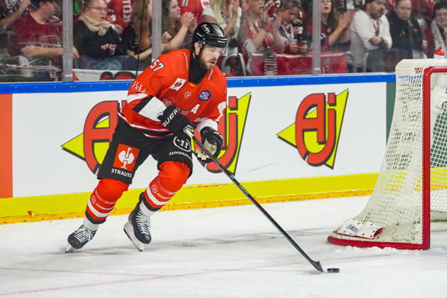 Ice Hockey CHL, Matchday 5: Kölner Haie vs. Herning Blue Fox on October 7, 2026, at the Lanxess Arena in Cologne, Brady Austin, Cologne xDMx