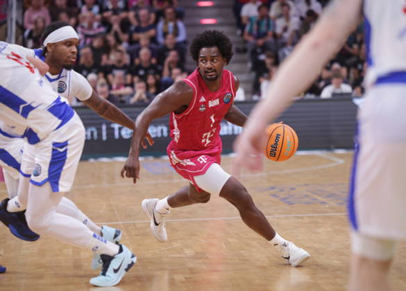 John Michael Wright, Telekom Baskets Bonn vs. FC Porto, Basketball Champions League (BCL), Photo by Jörn Wolter