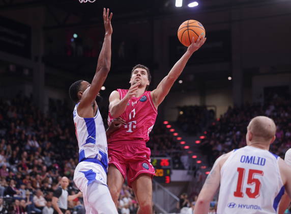 Aleksa Kovacevic, Telekom Baskets Bonn vs. FC Porto, Basketball Champions League (BCL), Photo by Jörn Wolter