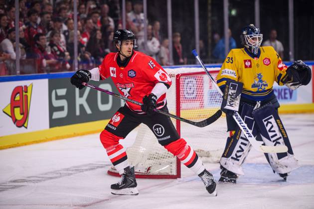 COLOGNE, GERMANY - 7 OCTOBER, 2026: - The Champions Hockey League match Koelner Haie vs. Herning Blue Fox at LANXESS arena. Copyright: xVitaliixKliuievx