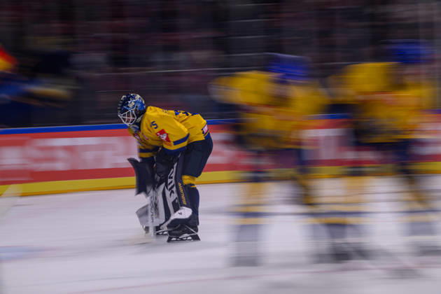 COLOGNE, GERMANY - 7 OCTOBER, 2026: - The Champions Hockey League match Koelner Haie vs. Herning Blue Fox at LANXESS arena. Copyright: xVitaliixKliuievx