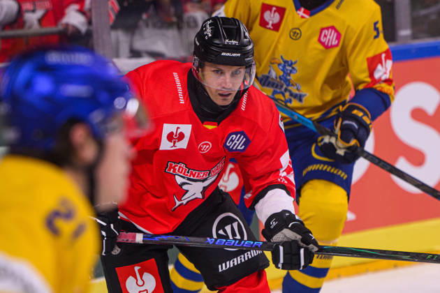 COLOGNE, GERMANY - 7 OCTOBER, 2026: - The Champions Hockey League match Koelner Haie vs. Herning Blue Fox at LANXESS arena. Copyright: xVitaliixKliuievx