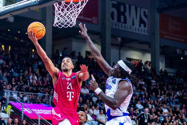 Joel Aminu, Telekom Baskets Bonn, 21 Telekom Baskets Bonn vs. FC Porto, Basketball, Basketball Champions League, Matchday 1, 2026–2027, October 7, 2026, Telekom Baskets Bonn vs. FC Porto, Basketball, Basketball Champions League, Matchday 1, 2026–2027, October 7, 2026, Bonn Copyright: xEibner-Pressefoto GerhardxWingenderx EP_GWR