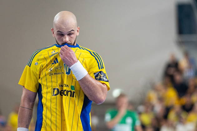 KIELCE, POLAND - OCTOBER 7: Artsem Karalek during the EHF Champions League Group F match between Industria Kielce nad SC Magdeburg at Hala Legionow on October 2, 2026 in Kielce, Poland --- Pilka reczna. EHF Liga Mistrzow. Industria Kielce - SC Magdeburg. (Photo by Igor Jakubowski Arena Akcji) NEWSPIX.PL --- newspix.pl 