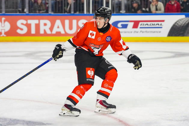 Ice Hockey CHL, Matchday 5: Kölner Haie vs. Herning Blue Fox on October 7, 2026, at the Lanxess Arena in Cologne. Debut for young player Mateu Späth, Cologne xDMx