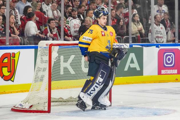 Ice Hockey CHL, Matchday 5: Kölner Haie vs. Herning Blue Fox on October 7, 2026, at the Lanxess Arena in Cologne. Jänis Fecers, Herning xDMx