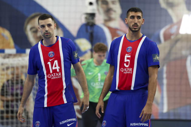 HANDBALL : Paris Saint Germain Vs Celje - Ligue des Champions - 07 10 2026 Ferran Sole (Paris Saint-Germain) - Yahia Omar (Paris Saint-Germain) ParisFrance Copyright: xMichaelxBaucherx