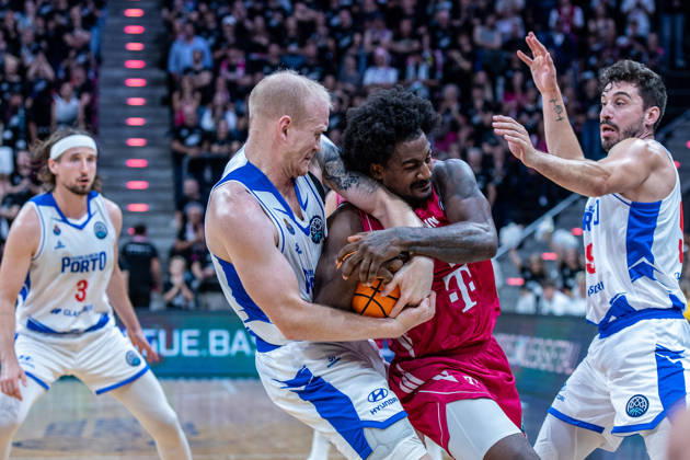 John Michael Wright, Telekom Baskets Bonn, Match 1: Telekom Baskets Bonn vs. FC Porto, Basketball, Basketball Champions League, Matchday 1, 2026–2027, October 7, 2026, Telekom Baskets Bonn vs. FC Porto, Basketball, Basketball Champions League, Matchday 1, 2026–2027, October 7, 2026, Bonn Copyright: xEibner-Pressefoto GerhardxWingenderx EP_GWR