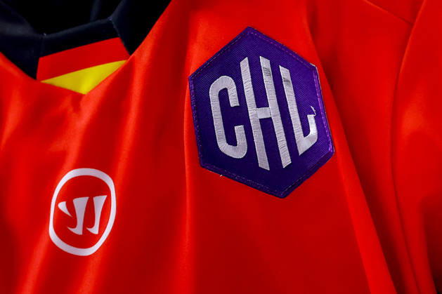 October 7, 2026, Ice Hockey, CHL, Kölner Haie vs. Blue Fox Herning, Champions Hockey League 2026–27, Matchday 5, 2026–27 Season, Lanxess Arena Cologne; Stock image, logo, club logo, banner, close-up of emblem, jersey, North Rhine-Westphalia, Germany