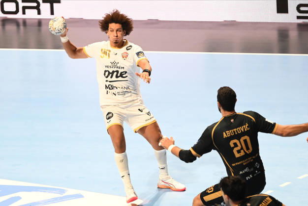 PARTIZAN vs VESZPREM ZEINELABEDIN ALI Ali Ismail Mohamed, handball player of Veszprem, during the EHF Champions League against Partizan Belgrade, at Aleksandar Nikolic Hall. Belgrade, 07.10.2026. photo: Nebojsa Parausic MN Press HANDBALL, EHF CHAMPIONS LEAGUE, VESZPREM, PARTIZAN Belgrade Aleksandar Nikolic Hall Serbia Copyright: xNebojsaxParausicx xMNxPressx