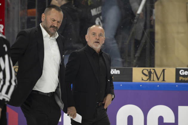 CHL Kölner Haie vs. Herning Blue Fox, Cologne, October 7, 2026 Thomas Berglund, Head Coach of the Kölner Haie, CHL Kölner Haie vs. Herning Blue Fox on October 7, 2026, at the Lanxess Arena in Cologne, Germany Copyright: xBEAUTIFULxSPORTS AndreasxDickx