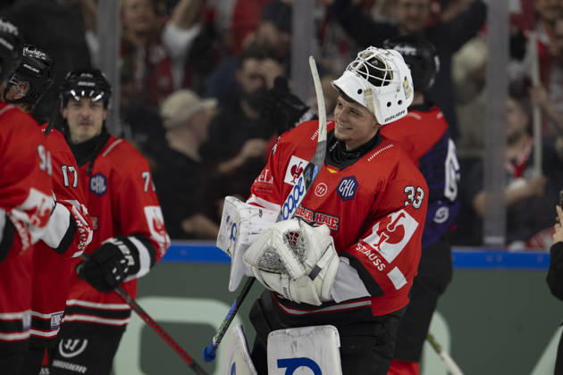 CHL Cologne Sharks vs. Herning Blue Fox, Cologne, October 7, 2026; Nico Wiens, Cologne Sharks, goaltender, 33; CHL Cologne Sharks vs. Herning Blue Fox on October 7, 2026, at the Lanxess Arena in Cologne, Germany Copyright: xBEAUTIFULxSPORTS AndreasxDickx