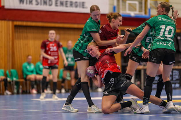 GER, Bensheim, HSG Bensheim Flames vs. Vfl Oldenburg, Alsco Women s Handball Bundesliga, Handball, DHB, 2026–2027 Season, Weststadthalle Bensheim, Matchday 5 in Pictures: Lena Degenhardt, Bensheim Flames Women’s Team 8. DFB and DFL regulations prohibit any use of photographs as image sequences and or quasi-video, October 7, 2026 Copyright: HMBxMedia HendrikxHamelau