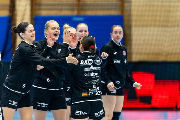 October 7, 2026, GER, Handball, Women, 2026–2027 Season, Alsco 1 Bl, Matchday 5, Thüringer HC vs. HSG Blomberg Lippe, Alfa Bra, Oddsdottir, Hagalin, Thüringer HC, 6 99947 Bad Langensalza, Salza, Halle, Mehrz Sports Hall, Thuringia, Germany