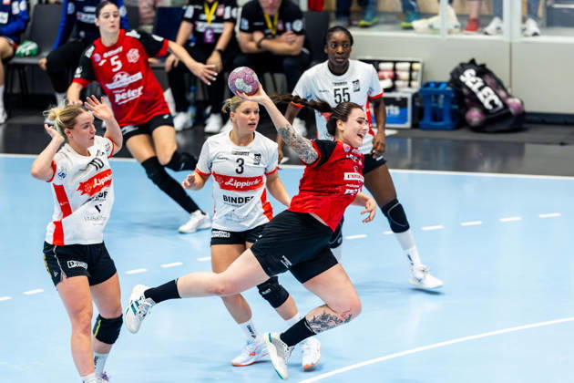 October 7, 2026, GER, Handball, Women, 2026–2027 Season, Alsco 1 Bl, Matchday 5, Thüringer HC vs. HSG Blomberg Lippe, Marcela Arounian, Thüringer HC, 36 99947 Bad Langensalza, Salza, Halle, Mehrz Sports Hall, Thuringia, Germany