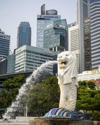 F1 - SINGAPORE GRAND PRIX 2026 Merlion, the official mascot of Singapore, ambiance during the 2026 Formula 1 Singapore Grand Prix, 17th round of the 2026 Formula One World Championship, WM, Weltmeisterschaft from October 9 to 11, 2026 on the Marina Bay Street Circuit, in Singapore, Singapore - SingaporeSingapore Copyright: xJulienxDelfossex