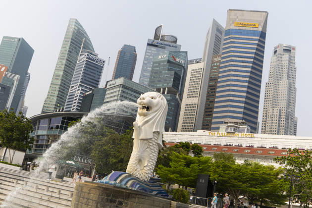 F1 - SINGAPORE GRAND PRIX 2026 Merlion, the official mascot of Singapore, ambiance during the 2026 Formula 1 Singapore Grand Prix, 17th round of the 2026 Formula One World Championship, WM, Weltmeisterschaft from October 9 to 11, 2026 on the Marina Bay Street Circuit, in Singapore, Singapore - SingaporeSingapore Copyright: xJulienxDelfossex