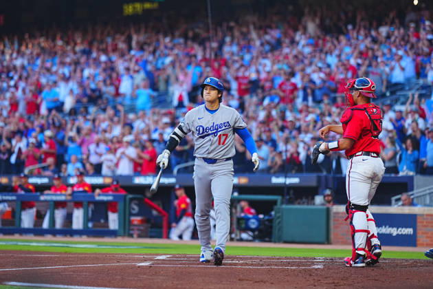 Shohei Ohtani,(Dodgers) Starting lineup Shohei Ohtani Oct.6,2026 - Baseball : MLB, Baseball Herren, USA National League Division Series Atlanta Braves vs. Los Angeles Dodgers Venue: Truist Park (Cumberland, Georgia, USA)  aflo_353997394 YujixArakawax