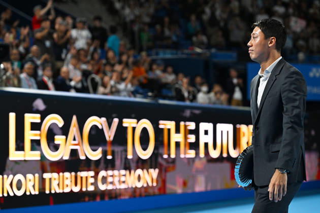 Kei Nishikori, OCTOBER 6, 2026 - Tennis : Kinoshita Group Japan Open Tennis Championships 2026 Kei Nishikori Tribute Ceremony at Ariake Coliseum, Tokyo, Japan. Noxthirdxpartyxsales aflo_353938007 KenjiroxMatsuox