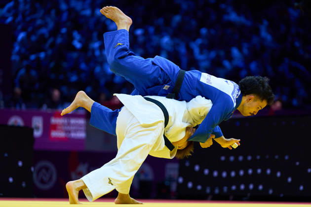 Hifumi Abe (JPN), OCTOBER 5, 2026 -Judo : World Judo Championships BAKU2026 Mens -66kgFinal match at National Gymnastics Arena in Baku, Azerbaijan. Noxthirdxpartyxsales aflo_354220595 KenxAsakurax