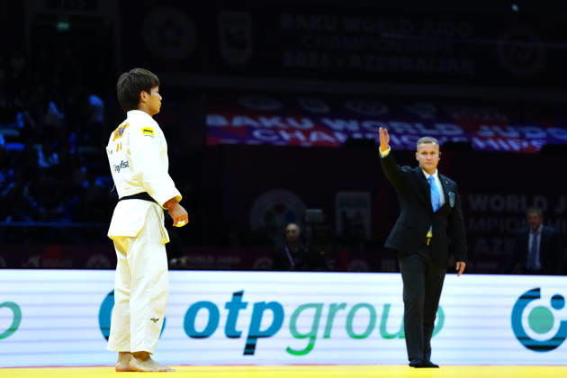 Hifumi Abe (JPN), OCTOBER 5, 2026 -Judo : World Judo Championships BAKU2026 Mens -66kgFinal match at National Gymnastics Arena in Baku, Azerbaijan. Noxthirdxpartyxsales aflo_354220596 KenxAsakurax
