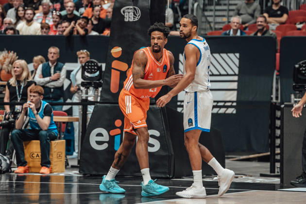 Game Day 2 of the Basketball Eurocup: Niners Chemnitz vs. Klaipedos Neptunas, October 7, 2026, starting at 7:00 p.m., Chemnitz, Chemnitz Arena. Pictured: 20 Urald King. Matchday 2 of the Basketball Eurocup: Niners Chemnitz vs. Klaipedos Neptunas. Chemnitz, Saxony, Germany Copyright: xEHLxMedia MichelxKöhlerx 20262709-Niners-Chemnitz-Klaipeda-Neptunas-025