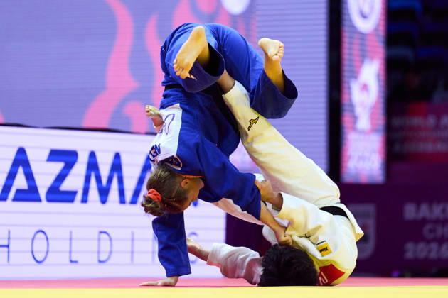 Haruka Kaju (JPN), OCTOBER 6, 2026 -Judo : World Judo Championships BAKU2026 Women s -63kgSemi-final match at National Gymnastics Arena in Baku, Azerbaijan. Noxthirdxpartyxsales  aflo_354038300 KenxAsakurax
