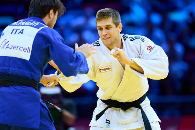 Gauthier Drapeau Francois (CAN), OCTOBER 7, 2026 -Judo : World Judo Championships BAKU2026 Mens -81kg 2nd Round match at National Gymnastics Arena in Baku, Azerbaijan. Noxthirdxpartyxsales  aflo_354044806 KenxAsakurax