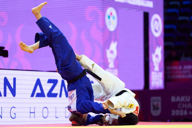 Haruka Kaju (JPN), OCTOBER 6, 2026 -Judo : World Judo Championships BAKU2026 Women s -63kgSemi-final match at National Gymnastics Arena in Baku, Azerbaijan. Noxthirdxpartyxsales  aflo_354038302 KenxAsakurax