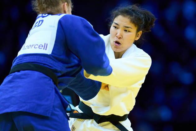 Lkhagvatogoo Enkhriilen (MGL), OCTOBER 7, 2026 - Judo : World Judo Championships BAKU2026 Women s -63kg3rd place match at National Gymnastics Arena in Baku, Azerbaijan. Noxthirdxpartyxsales  aflo_354113111 KenxAsakurax