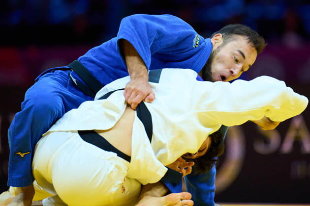 Zhubanazar Abylaikhan (KAZ), OCTOBER 7, 2026 - Judo : World Judo Championships BAKU2026 Mens -81kg Semi-final match at National Gymnastics Arena in Baku, Azerbaijan. Noxthirdxpartyxsales aflo_354114208 KenxAsakurax