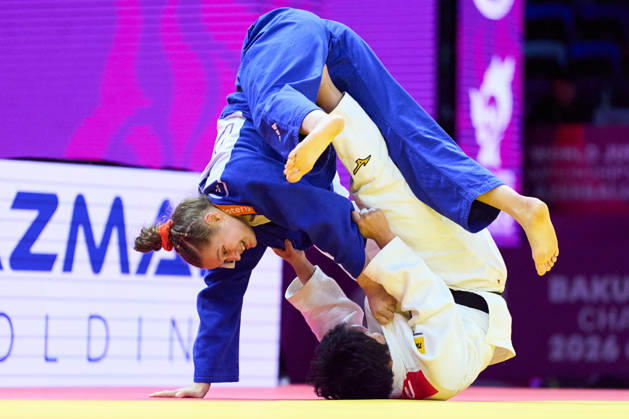 Haruka Kaju (JPN), OCTOBER 7, 2026 -Judo : World Judo Championships BAKU2026 Women s -63kgSemi-final match at National Gymnastics Arena in Baku, Azerbaijan. Noxthirdxpartyxsales  aflo_354115926 KenxAsakurax