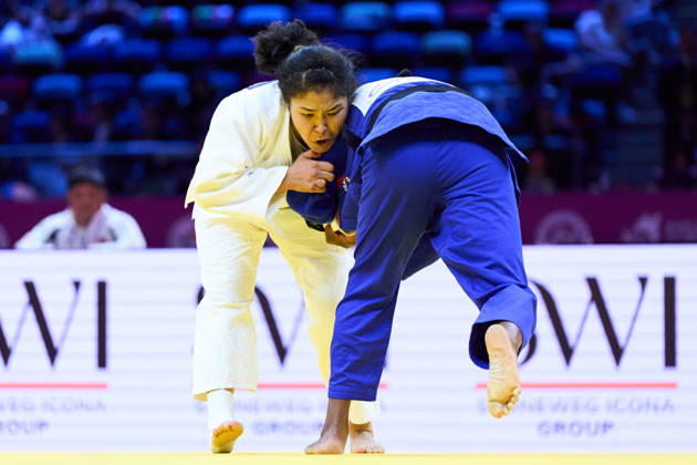 Lkhagvatogoo Enkhriilen (MGL), OCTOBER 7, 2026 - Judo : World Judo Championships BAKU2026 Women s -63kg Repechage match at National Gymnastics Arena in Baku, Azerbaijan. Noxthirdxpartyxsales  aflo_354115928 KenxAsakurax