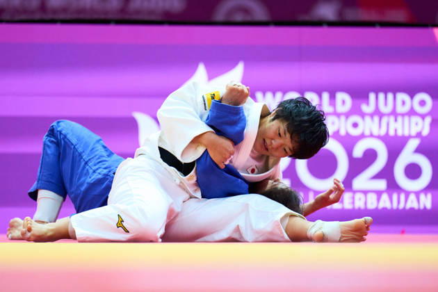 Haruka Kaju (JPN), OCTOBER 6, 2026 -Judo : World Judo Championships BAKU2026 Women s -63kg3rd Round match at National Gymnastics Arena in Baku, Azerbaijan. Noxthirdxpartyxsales aflo_354200411 KenxAsakurax