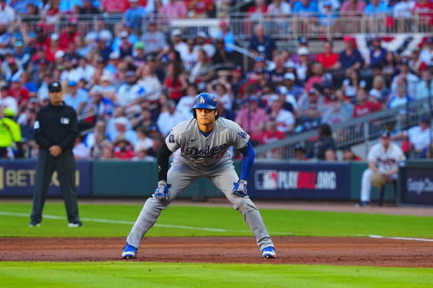 Shohei Ohtani,(Dodgers) Starting lineup Shohei Ohtani Oct.7,2026 - Baseball : MLB, Baseball Herren, USA National League Division Series Atlanta Braves vs. Los Angeles Dodgers Venue: Truist Park (Cumberland, Georgia, USA)  aflo_354249832 YujixArakawax