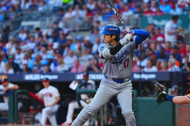 Shohei Ohtani,(Dodgers) Starting lineup Shohei Ohtani Oct.7,2026 - Baseball : MLB, Baseball Herren, USA National League Division Series Atlanta Braves vs. Los Angeles Dodgers Venue: Truist Park (Cumberland, Georgia, USA)  aflo_354249833 YujixArakawax