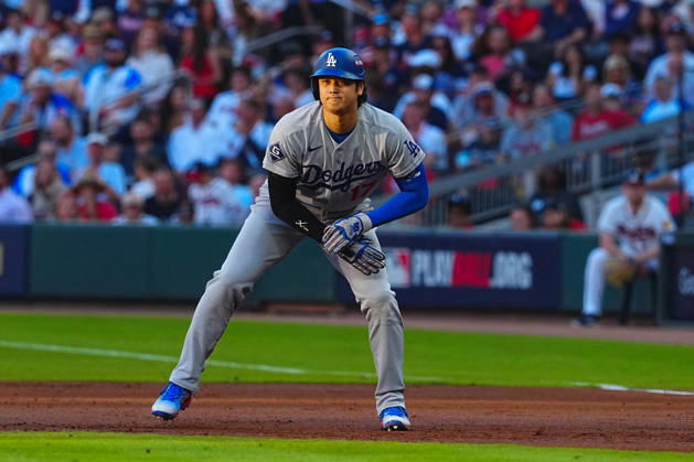 Shohei Ohtani,(Dodgers) Starting lineup Shohei Ohtani Oct.7,2026 - Baseball : MLB, Baseball Herren, USA National League Division Series Atlanta Braves vs. Los Angeles Dodgers Venue: Truist Park (Cumberland, Georgia, USA)  aflo_354249834 YujixArakawax