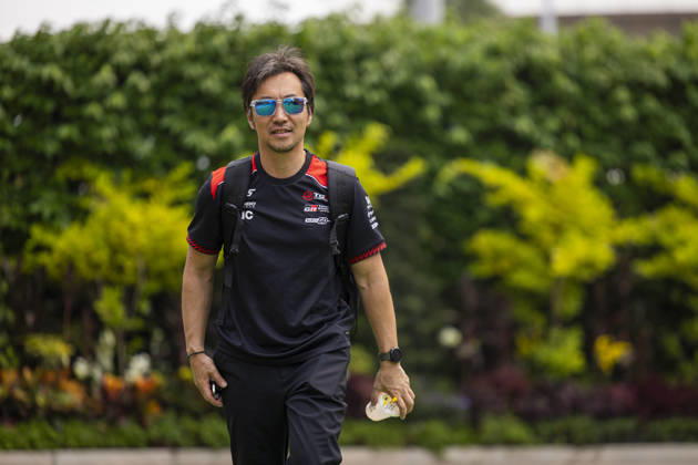 F1 - SINGAPORE GRAND PRIX 2026 KOMATSU Ayao (jpn), Team Principal of TGR Haas F1 Team, portrait during the 2026 Formula 1 Singapore Grand Prix, 17th round of the 2026 Formula One World Championship, WM, Weltmeisterschaft from October 9 to 11, 2026 on the Marina Bay Street Circuit, in Singapore, Singapore - SingaporeSingapore  Copyright: xJulienxDelfossex