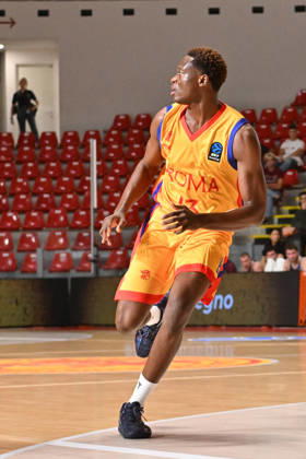 BASKETBALL - EuroCup - Roma Basketball vs. Lietkabelis Panevezys Photo by IPA ABACAPRESS.COM89424981 - Arturs Strautins of BC Roma3 during the BKT EuroCup Round 2 game between BC Roma and Lietkebalis at the Palazzetto dello on the 7th, 2026, in Rome, Italy. Rome Italy  Copyright: xIPAxSport ABACAx