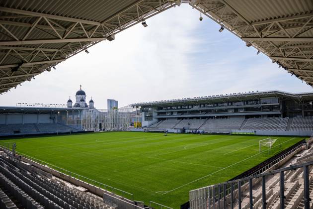 261008 Arcul de Triumf Stadium during a training session on October 8, 2026, in Bucharest. Photo by Marius Simensen, BILDBYRAN. Cop 238 bbeng women s FIFA Women s World Cup qualifier soccer football Norway practice training Copyright: MARIUSxSIMENSEN BB261008BB159
