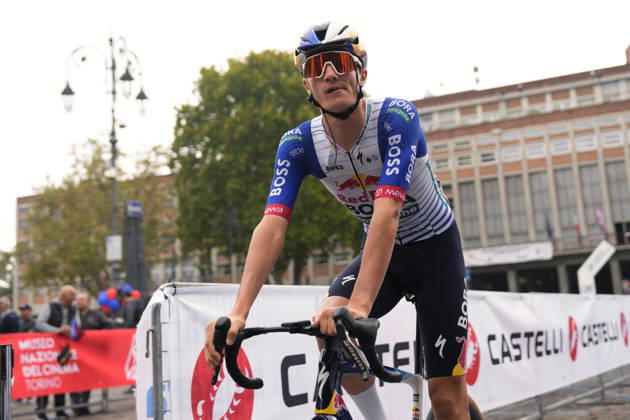 Italy s Giulio Pellizzari of Red Bull - Bora - Hansgrohe during the 110th edition of the Gran Piemonte 2026 a 185 km one day race from Asti to Bra on October 08, 2026, Italy.  Copyright: xFabioxFerrari LaPressex