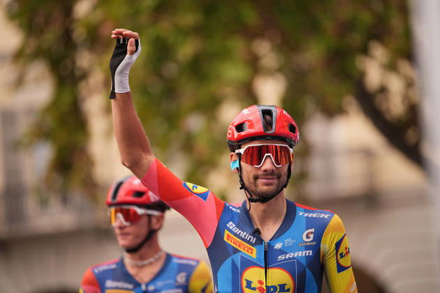 Italy s Matteo Sobrero of Lidl-Trek during the 110th edition of the Gran Piemonte 2026 a 185 km one day race from Asti to Bra on October 08, 2026, Italy. Copyright: xMarcoxAlpozzi LaPressex
