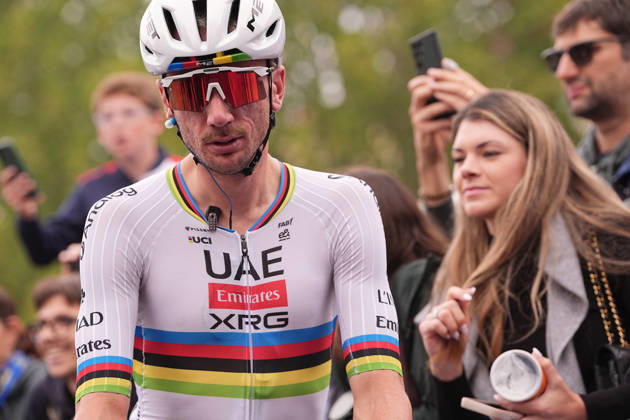 USA s Brandon McNulty of UAE Team Emirates XRG during the 110th edition of the Gran Piemonte 2026 a 185 km one day race from Asti to Bra on October 08, 2026, Italy.  Copyright: xMarcoxAlpozzi LaPressex